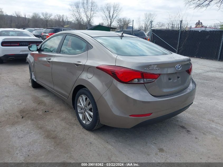 2015 Hyundai Elantra Se VIN: 5NPDH4AE2FH612496 Lot: 48303034