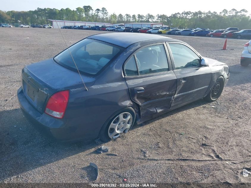 2002 Hyundai Elantra Gls VIN: KMHDN45D62U467338 Lot: 39018392