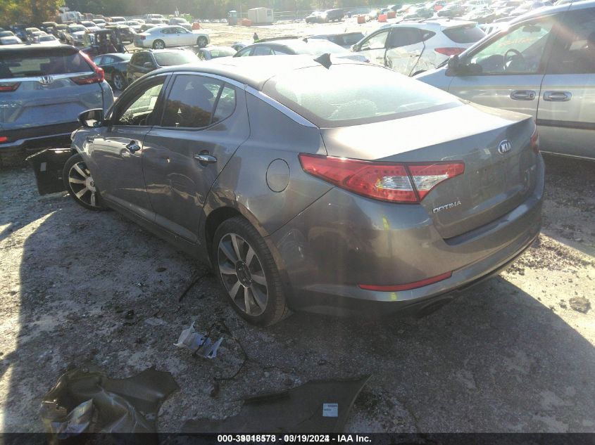 2012 Kia Optima Sx VIN: 5XXGR4A63CG070366 Lot: 39018578