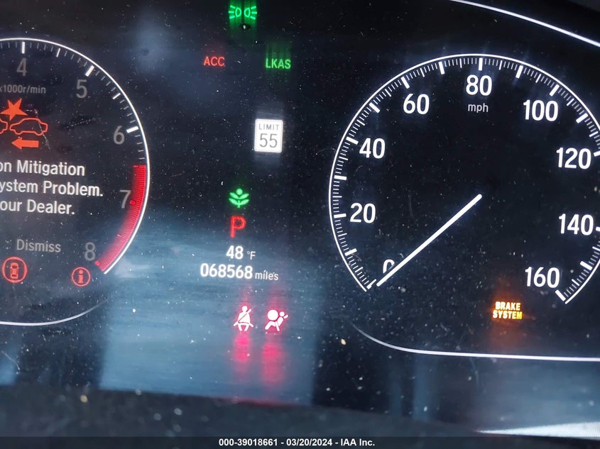 VIN 1HGCV1F36JA156403 2018 HONDA ACCORD SPORT