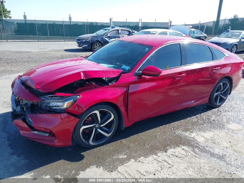 VIN 1HGCV1F36JA156403 2018 HONDA ACCORD SPORT