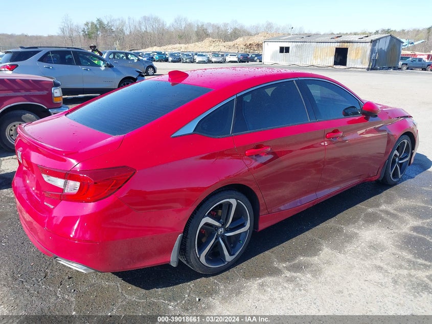 VIN 1HGCV1F36JA156403 2018 HONDA ACCORD SPORT