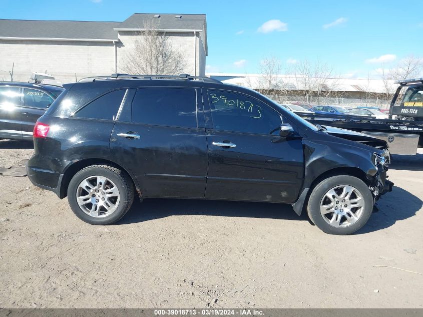 2007 Acura Mdx Technology Package VIN: 2HNYD28397H503723 Lot: 39018713