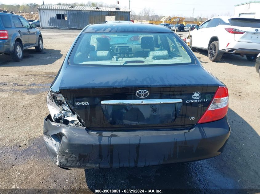 2004 Toyota Camry Le V6 VIN: 4T1BF30KX4U067337 Lot: 39018851