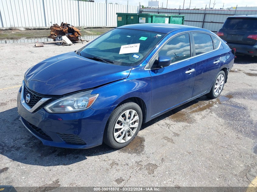 VIN 3N1AB7AP1HL654607 2017 NISSAN SENTRA S/SV/SR/SL