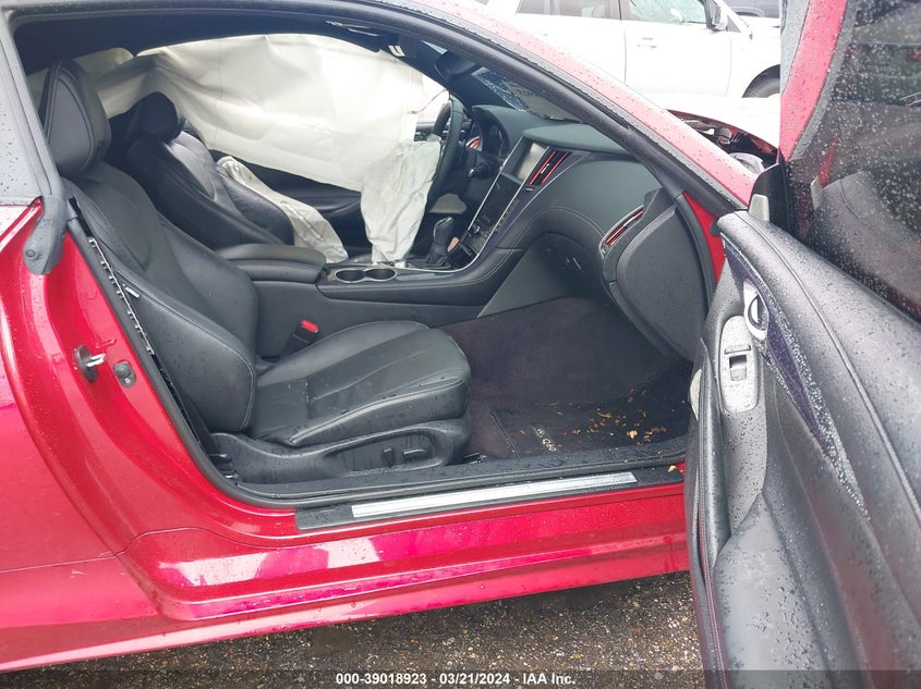 2019 Infiniti Q60 3.0T Red Sport 400 VIN: JN1FV7EL2KM440548 Lot: 39018923