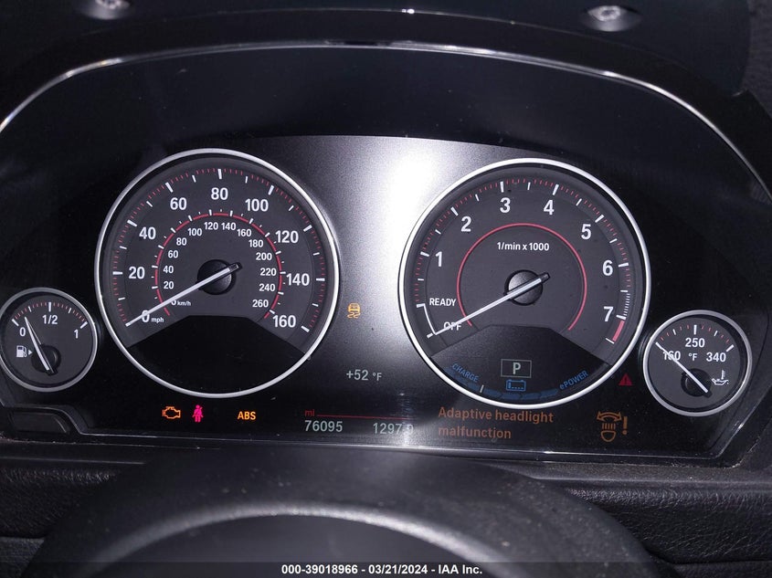 2017 BMW 330E IPERFORMANCE - WBA8E1C33HA158691