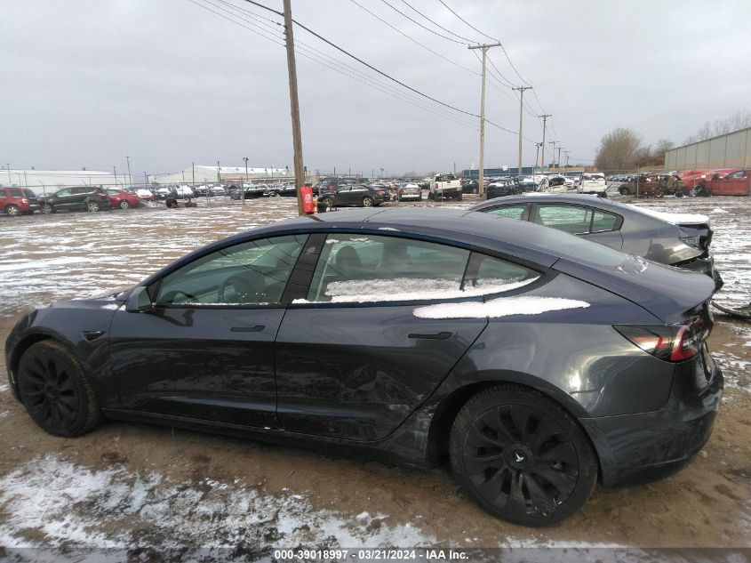 5YJ3E1EB9MF974405 | 2021 TESLA MODEL 3