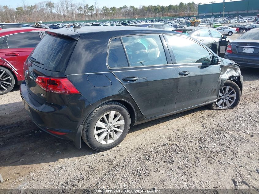 3VW217AU4GM025746 2016 Volkswagen Golf Tsi S 4-Door