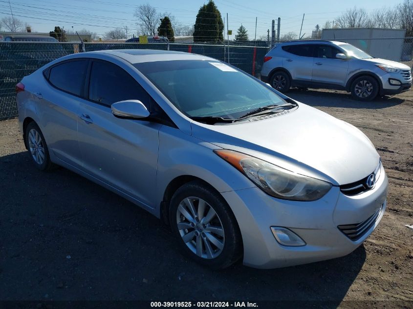 KMHDH4AEXDU555446 | 2013 HYUNDAI ELANTRA