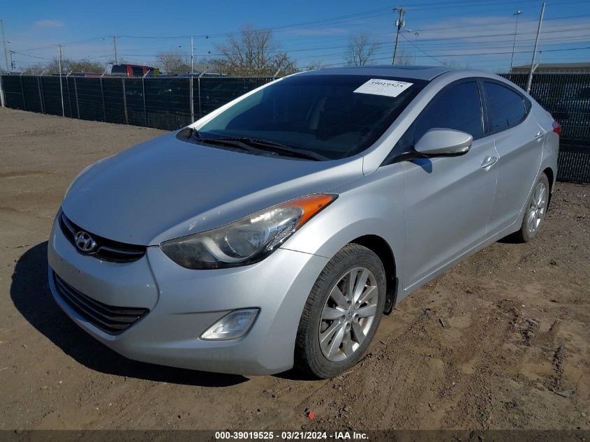 KMHDH4AEXDU555446 | 2013 HYUNDAI ELANTRA