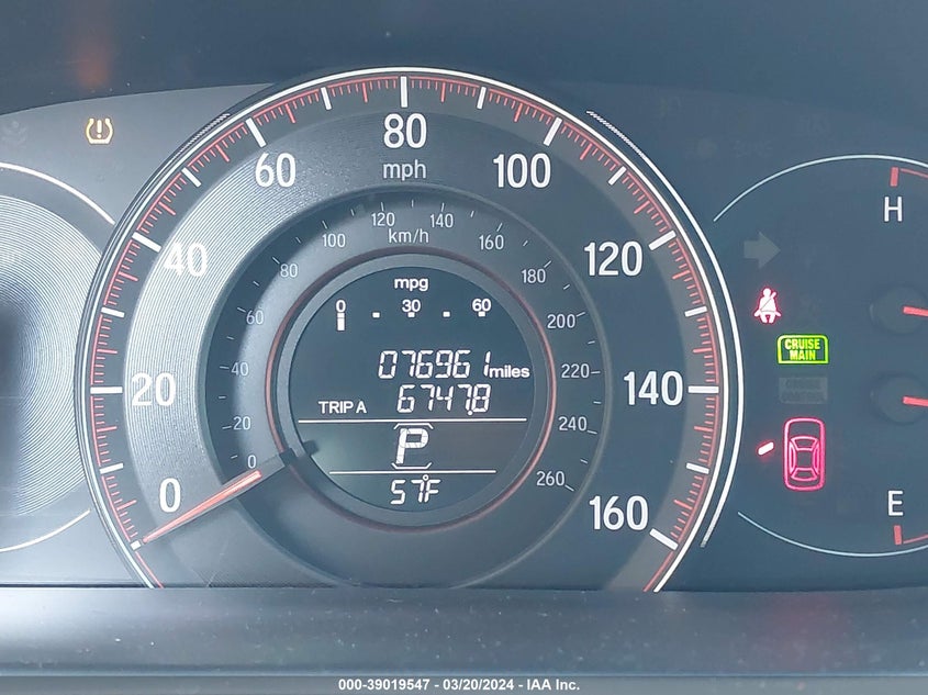 2017 HONDA ACCORD VIN: 1HGCR2F55HA131997
