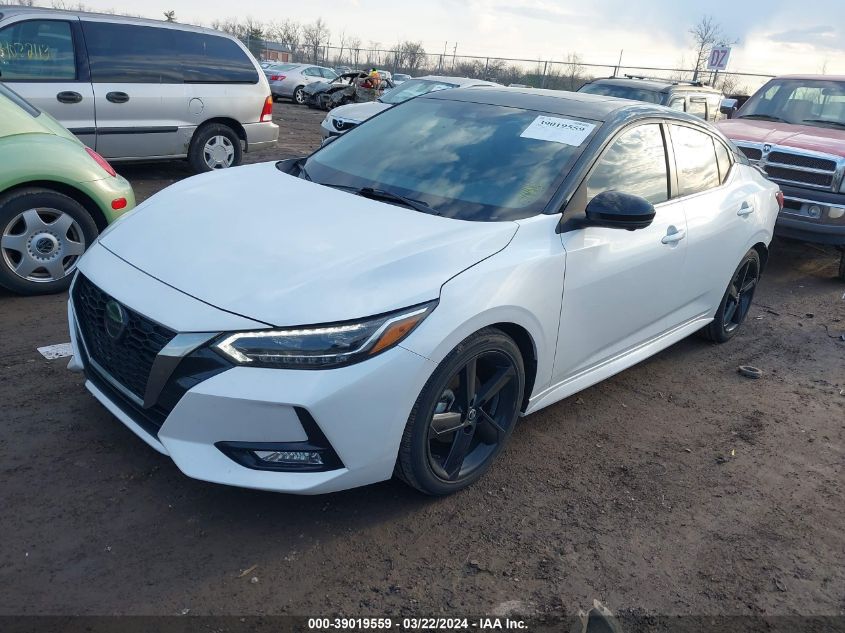 2021 Nissan Sentra Sr Xtronic Cvt VIN: 3N1AB8DV6MY226156 Lot: 39019559