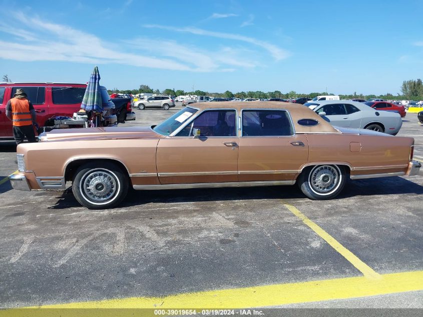 8Y82A956079       | 1978 LINCOLN CONTINENTAL