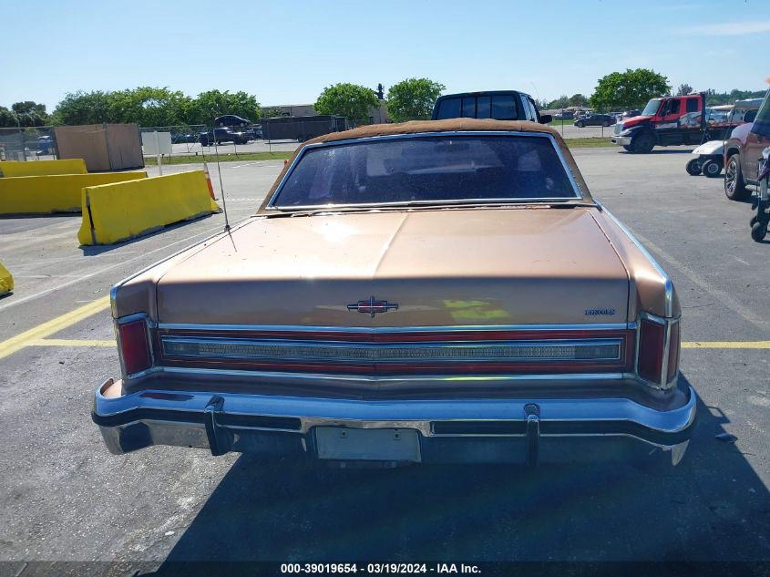 8Y82A956079       | 1978 LINCOLN CONTINENTAL