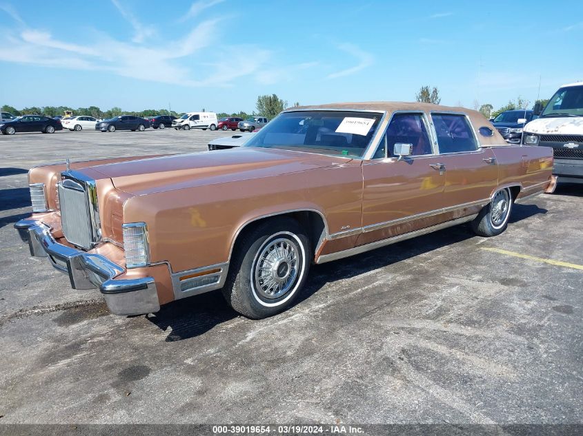 8Y82A956079       | 1978 LINCOLN CONTINENTAL