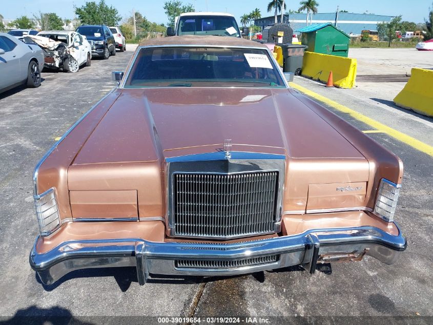 8Y82A956079       | 1978 LINCOLN CONTINENTAL