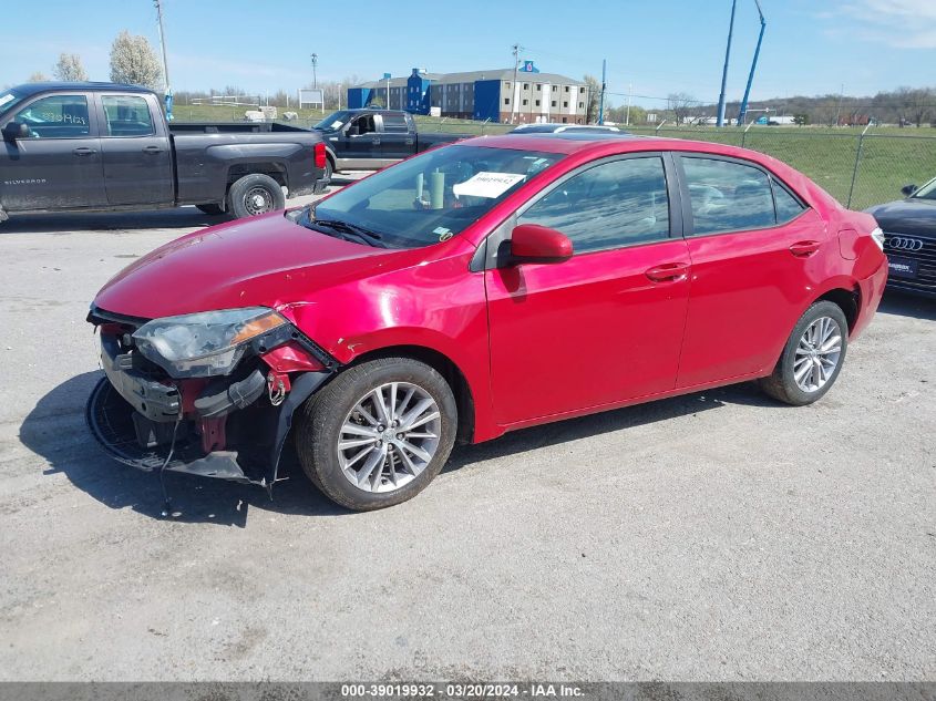 2015 TOYOTA COROLLA LE PLUS - 2T1BURHE1FC233675