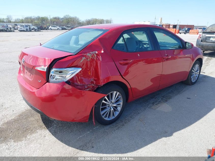 2015 TOYOTA COROLLA LE PLUS - 2T1BURHE1FC233675