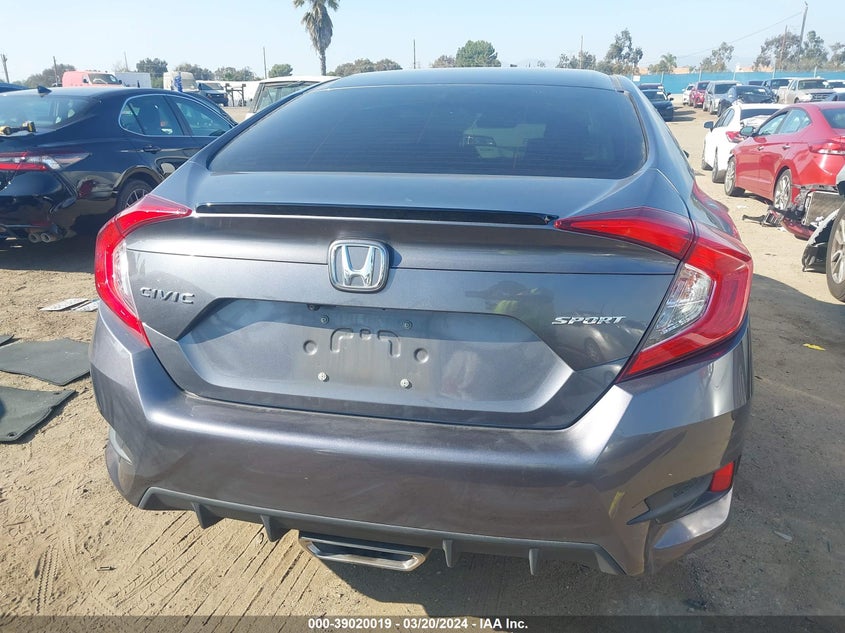 VIN 2HGFC2F85LH541119 2020 HONDA CIVIC SPORT
