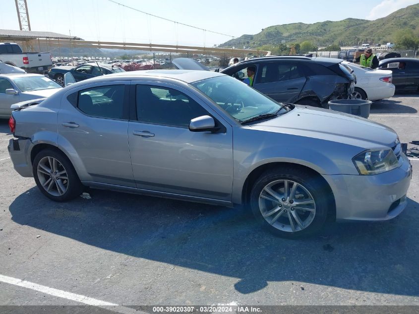 2013 Dodge Avenger Sxt VIN: 1C3CDZCB8DN622457 Lot: 39020307