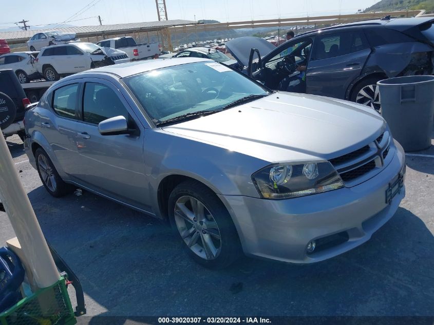 2013 Dodge Avenger Sxt VIN: 1C3CDZCB8DN622457 Lot: 39020307