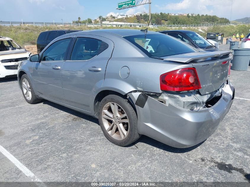 2013 Dodge Avenger Sxt VIN: 1C3CDZCB8DN622457 Lot: 39020307