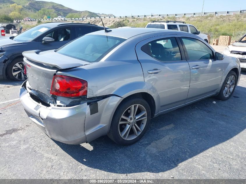 2013 Dodge Avenger Sxt VIN: 1C3CDZCB8DN622457 Lot: 39020307