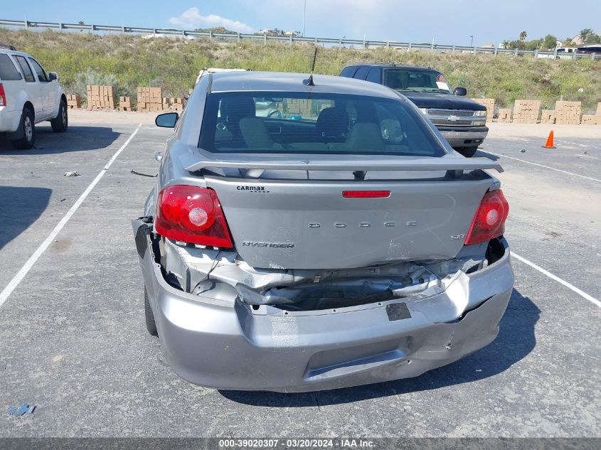 2013 Dodge Avenger Sxt VIN: 1C3CDZCB8DN622457 Lot: 39020307