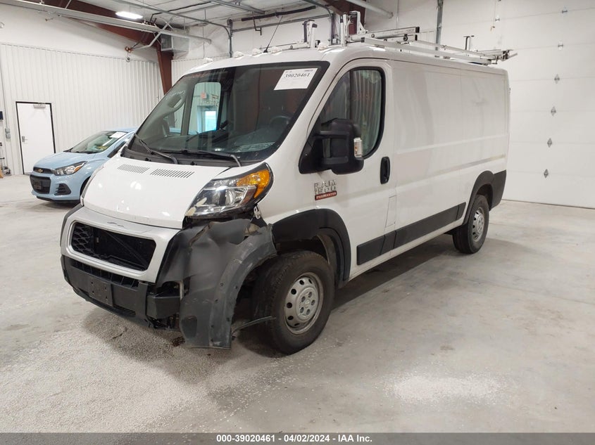 VIN 3C6TRVAG8LE138254 2020 RAM PROMASTER 1500 LOW ROOF 136 WB