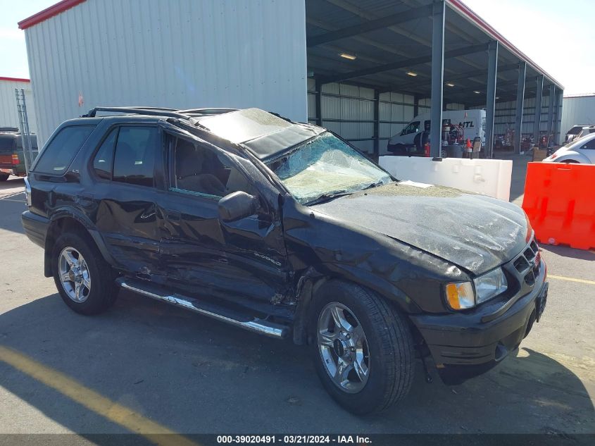 2002 Isuzu Rodeo Ls 3.2L/Lse 3.2L V6/S/S 3.2L V6 VIN: 4S2DM58WX24327145 Lot: 39020491