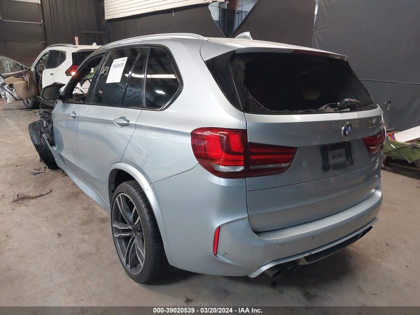 2016 BMW X5 M VIN: 5YMKT6C51G0R78292 Lot: 39020539