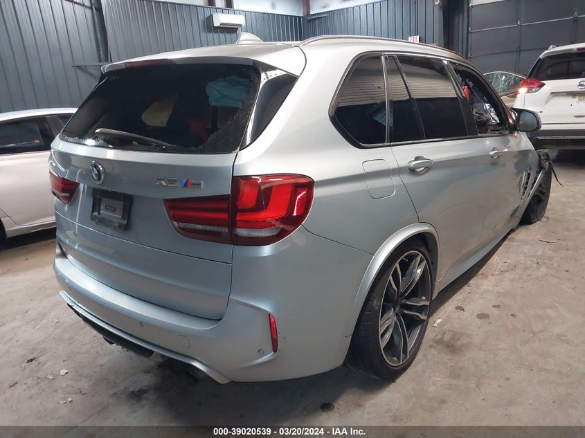 2016 BMW X5 M VIN: 5YMKT6C51G0R78292 Lot: 39020539