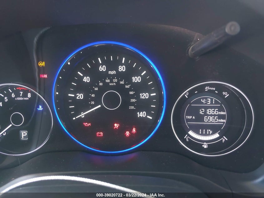 VIN 3CZRU5H35MM707194 2021 HONDA HR-V LX