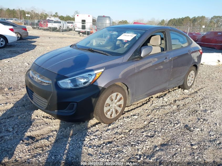 KMHCT4AE2GU095827 | 2016 HYUNDAI ACCENT