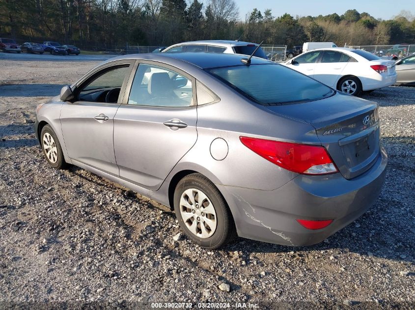 KMHCT4AE2GU095827 | 2016 HYUNDAI ACCENT