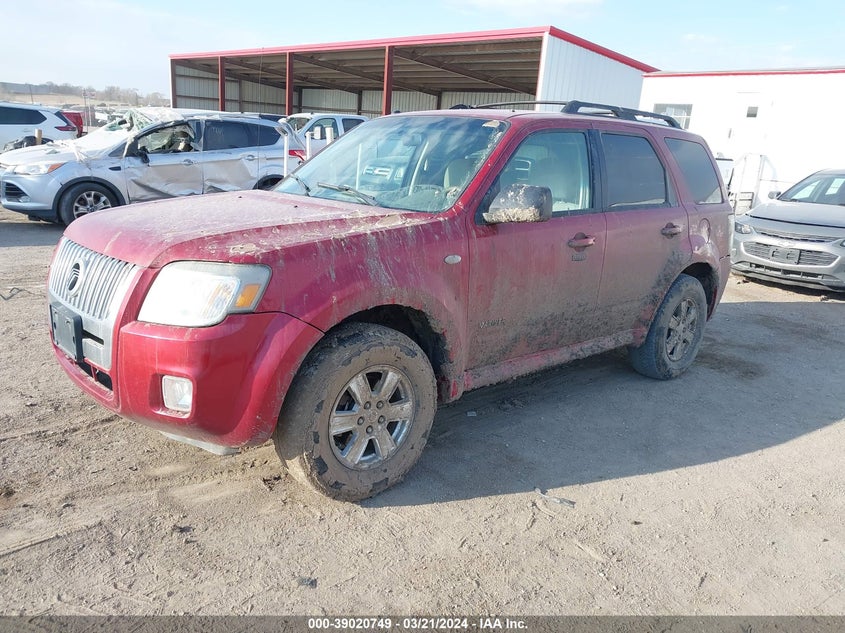 2008 Mercury Mariner I4 VIN: 4M2CU81Z38KJ23069 Lot: 39020749