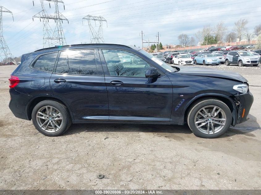 2019 BMW X3 XDRIVE30I - 5UXTR9C5XKLP86114