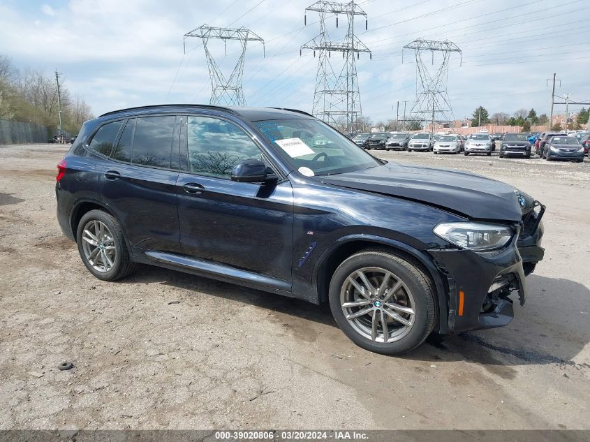 2019 BMW X3 xDrive30I VIN: 5UXTR9C5XKLP86114 Lot: 39020806