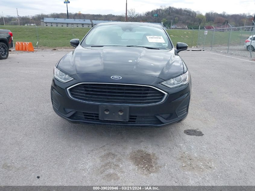 2020 Ford Fusion S VIN: 3FA6P0G71LR247661 Lot: 39020946