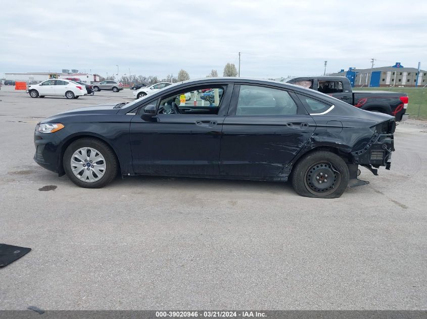 2020 FORD FUSION S - 3FA6P0G71LR247661