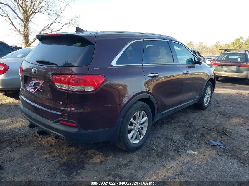 2016 KIA SORENTO LX/L - 5XYPGDA50GG171900