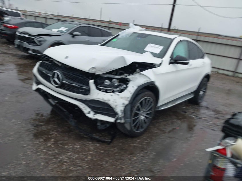 VIN W1N0J8EB3NG020580 2022 MERCEDES-BENZ GLC 300 4MATIC COUPE