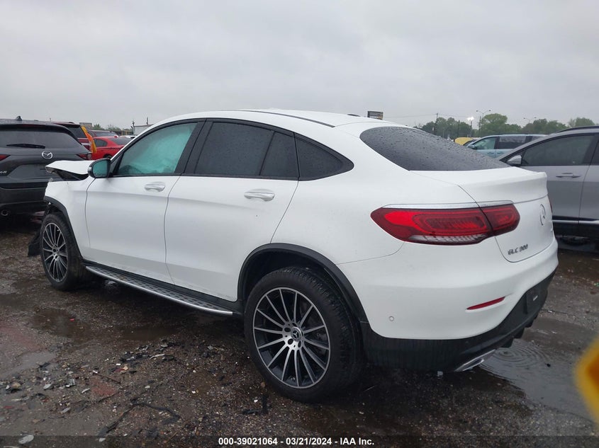 VIN W1N0J8EB3NG020580 2022 MERCEDES-BENZ GLC 300 4MATIC COUPE