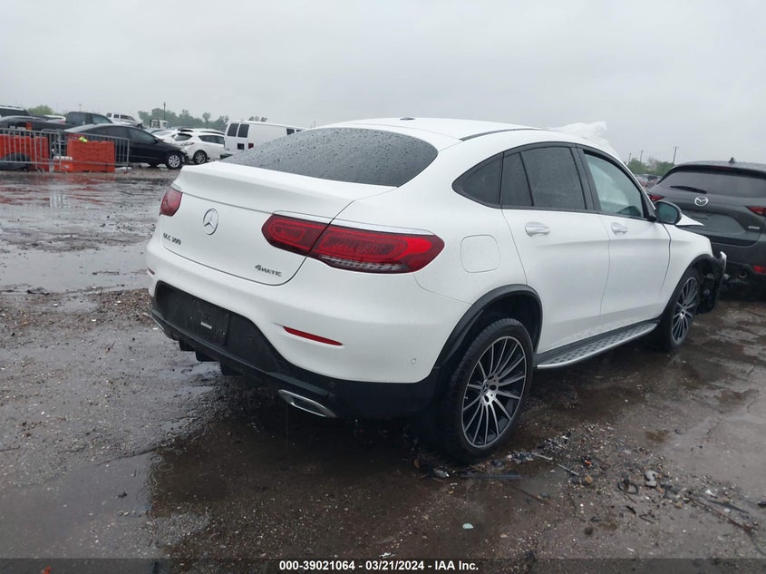 VIN W1N0J8EB3NG020580 2022 MERCEDES-BENZ GLC 300 4MATIC COUPE