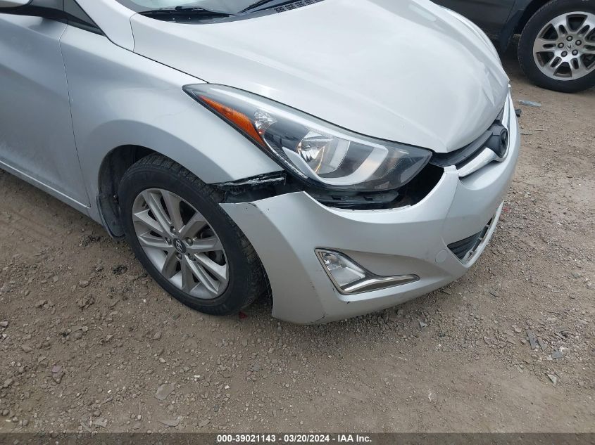 2014 Hyundai Elantra Se VIN: KMHDH4AE6EU170080 Lot: 39021143