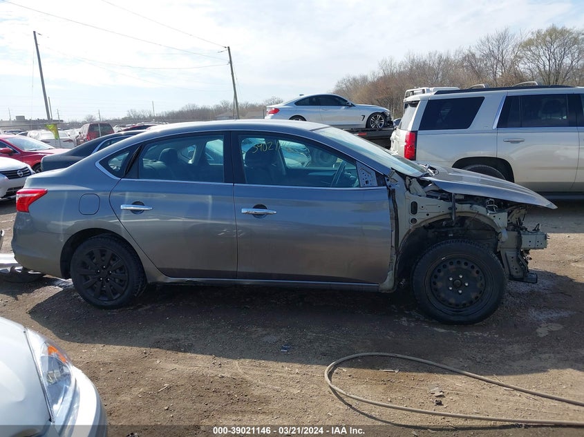 VIN 3N1AB7AP0KY264947 2019 NISSAN SENTRA S