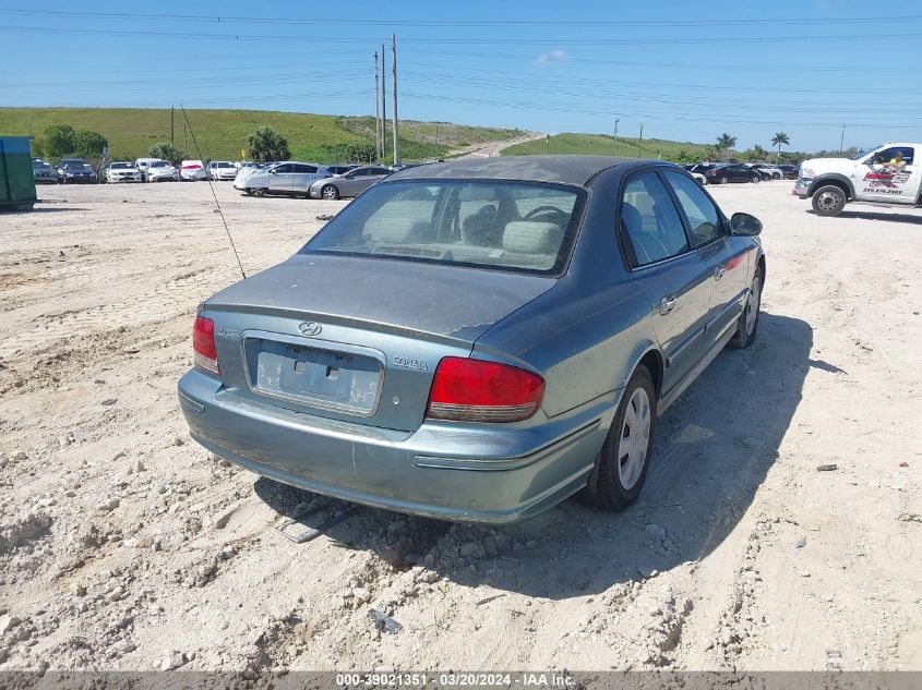 KMHWF25S54A092264 | 2004 HYUNDAI SONATA