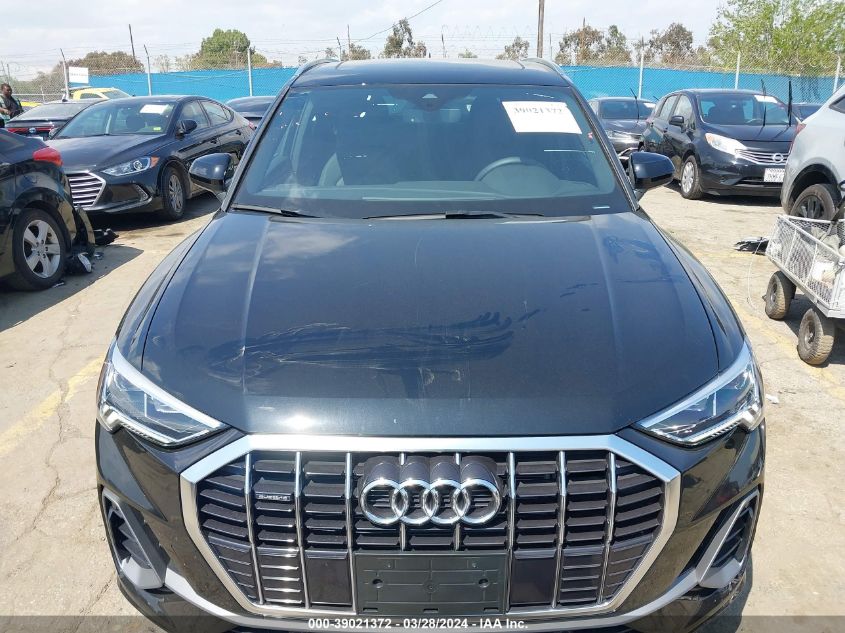 2024 Audi Q3 Premium 45 Tfsi S Line Quattro Tiptronic VIN: WA1DECF31R1023469 Lot: 39021372