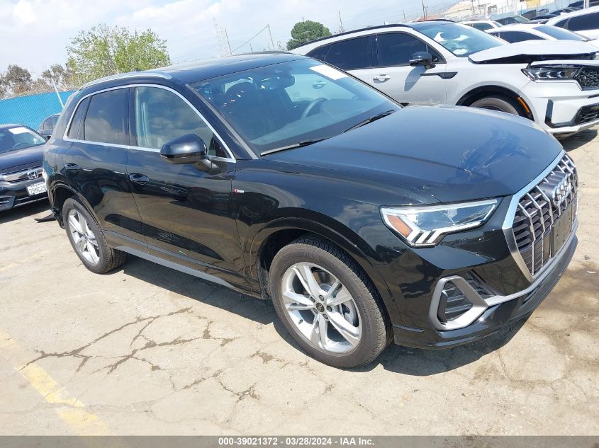 2024 Audi Q3 Premium 45 Tfsi S Line Quattro Tiptronic VIN: WA1DECF31R1023469 Lot: 39021372